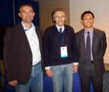 Dr. Ralf Hilfrich, Prof. Henrik Griesser und Prof. Bin Yang