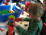 Impression aus einem Workshop im LEGO Education INNOVATION STUDIO Dynamikum