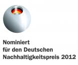 Logo Nominierung Deutscher Nachhaltigkeitspreis 2012