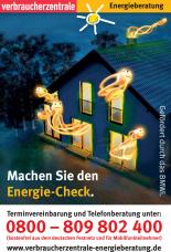 Flyer Energie-Check / Verbraucherzentrale Rheinland-Pfalz