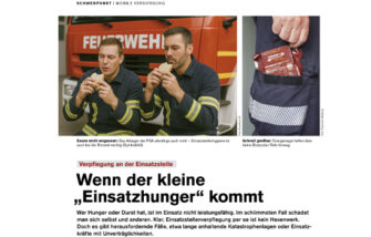 Profi-Notvorrat für Feuerwehr Bedburg